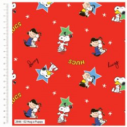 100-cotton-fabric-peanuts-gang-hug-a-puppy-dog