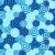 Free Spirit Silk Road by Snow LeoPard Designs PWSL087.BLUE: Blue Fat Quarter